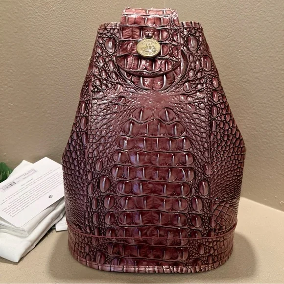 Brahmin Allie Dusty Pink Melbourne bag display picture 2
